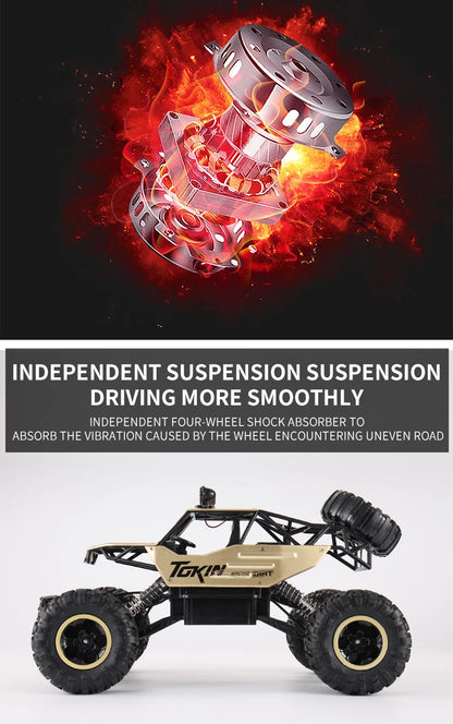 Oike 4WD RC Off-Road Climbing Car - Remote Control All Terrain Truck for Kids  Adults - ZOOMNSTORE