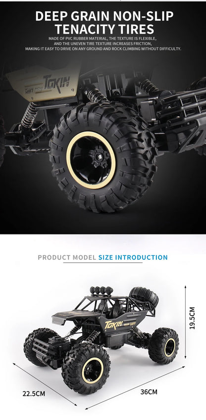 Oike 4WD RC Off-Road Climbing Car - Remote Control All Terrain Truck for Kids  Adults - ZOOMNSTORE