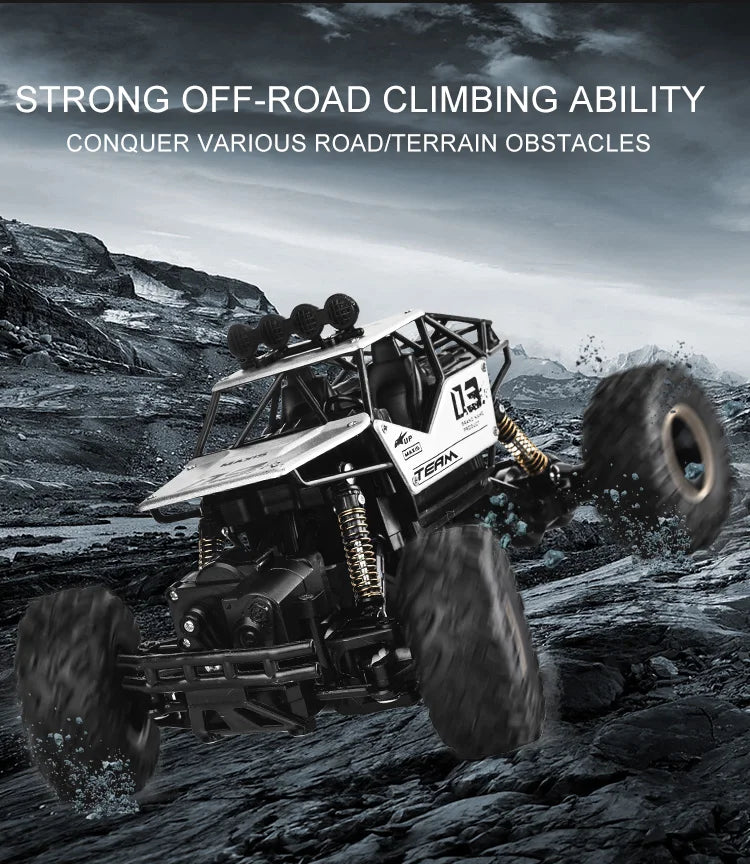 Oike 4WD RC Off-Road Climbing Car - Remote Control All Terrain Truck for Kids  Adults - ZOOMNSTORE