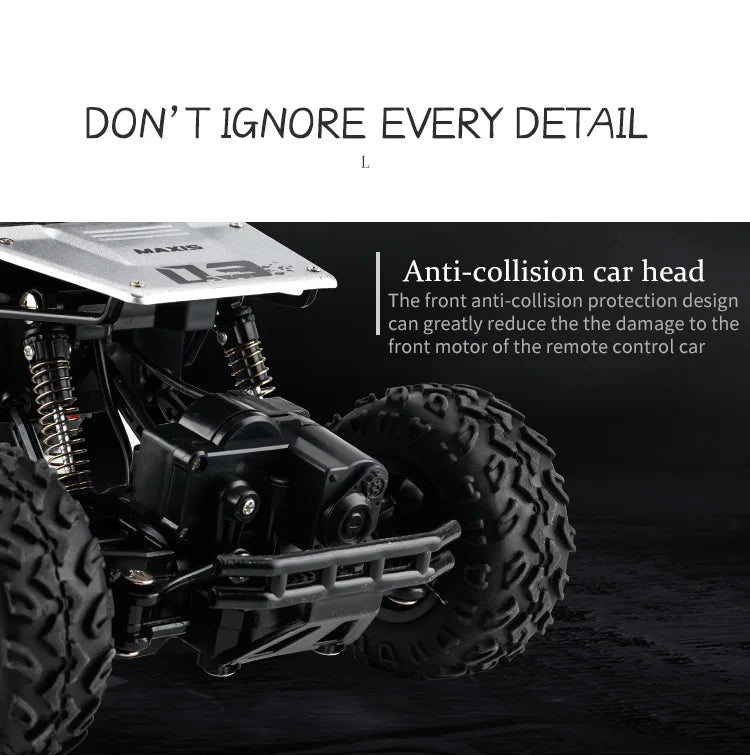 Oike 4WD RC Off-Road Climbing Car - Remote Control All Terrain Truck for Kids  Adults - ZOOMNSTORE