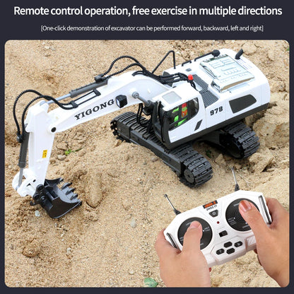 Remote Control Excavator  Dump Truck Set - RC Construction Toys for Kids - ZOOMNSTORE