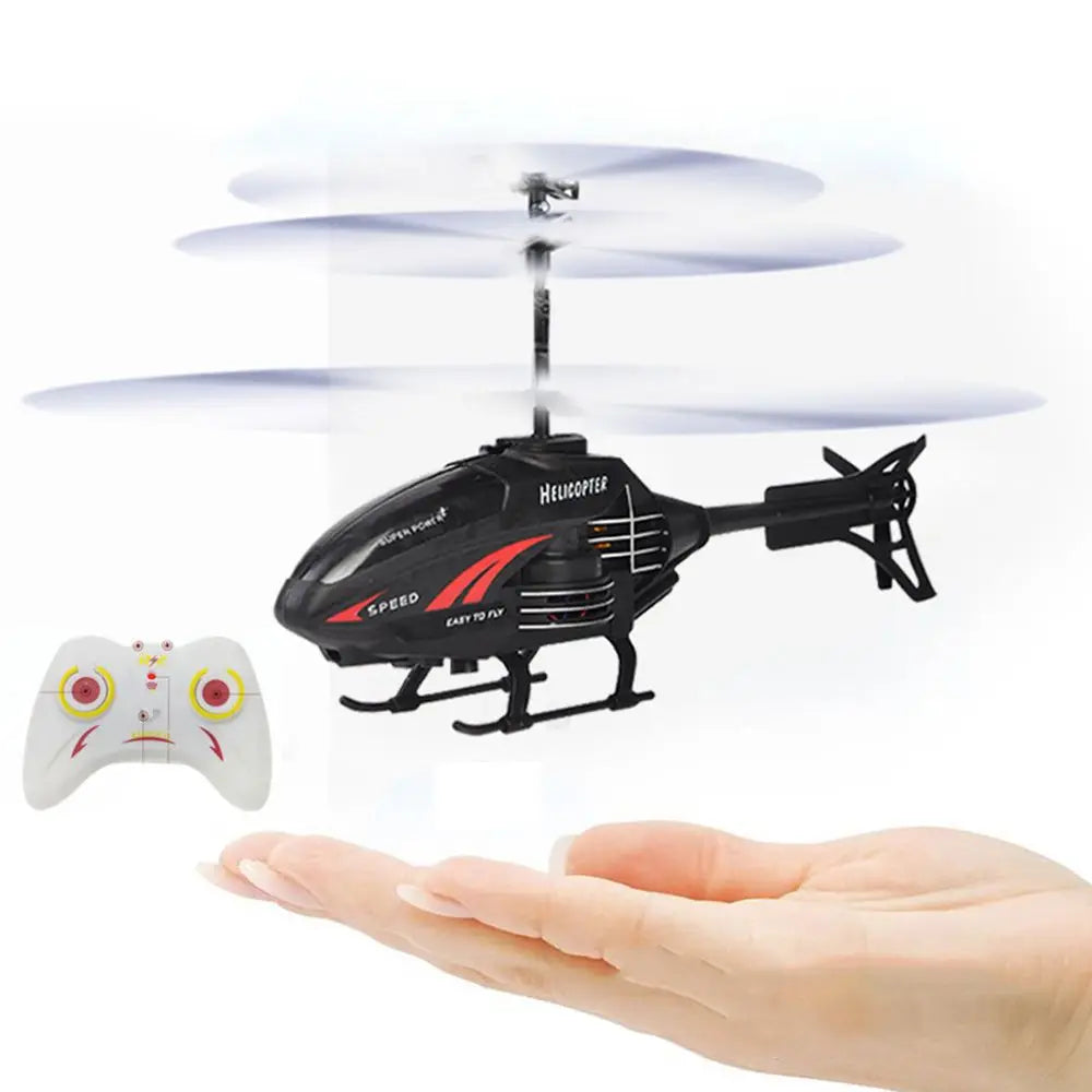 Mini Remote Control Helicopter - Rechargeable Infrared Drone Toy - ZOOMNSTORE