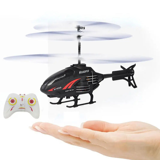 Mini Remote Control Helicopter - Rechargeable Infrared Drone Toy - ZOOMNSTORE