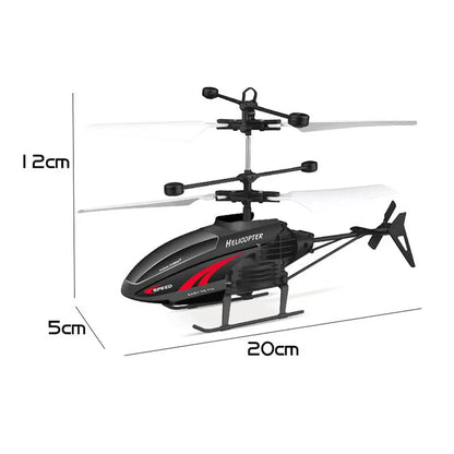 Mini Remote Control Helicopter - Rechargeable Infrared Drone Toy - ZOOMNSTORE
