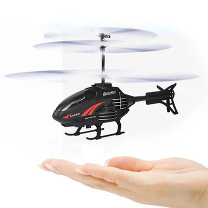 Mini Remote Control Helicopter - Rechargeable Infrared Drone Toy - ZOOMNSTORE