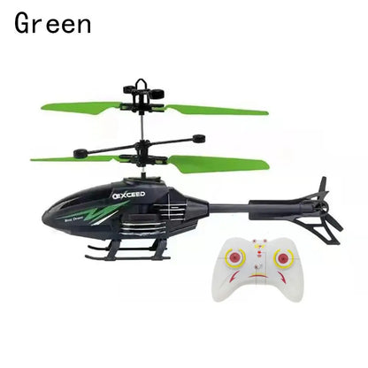 Mini Remote Control Helicopter - Rechargeable Infrared Drone Toy - ZOOMNSTORE