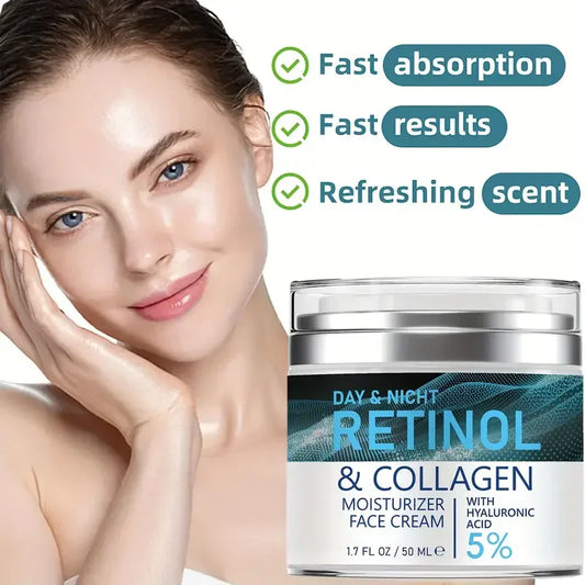 Retinol Collagen Cream - Anti-Aging Deep Hydration Moisturizer - ZOOMNSTORE