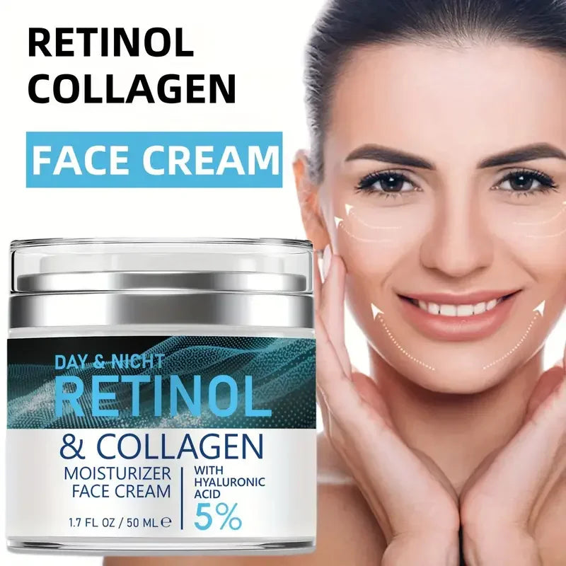 Retinol Collagen Cream - Anti-Aging Deep Hydration Moisturizer - ZOOMNSTORE