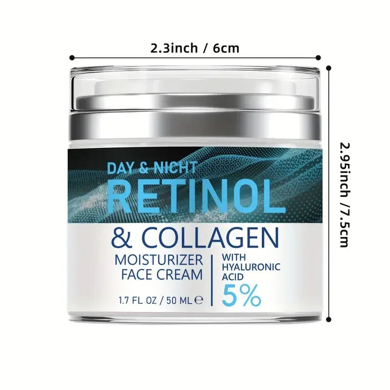 Retinol Collagen Cream - Anti-Aging Deep Hydration Moisturizer - ZOOMNSTORE