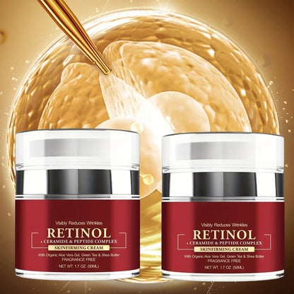 Retinol Anti-Aging Cream - Firming Moisturizer for Fine Lines and Skin Repair - ZOOMNSTORE