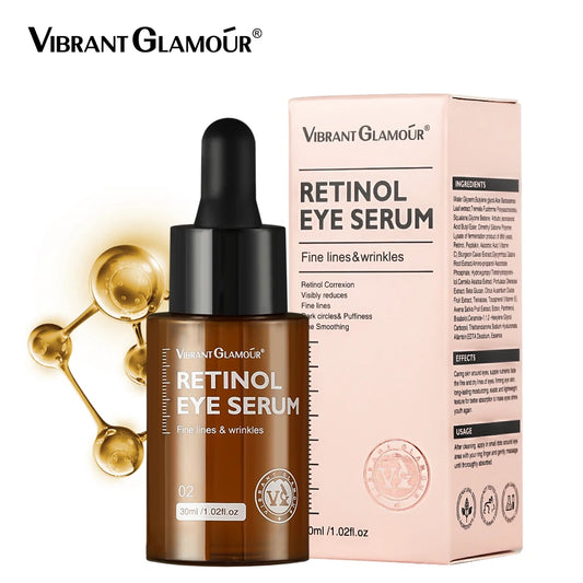 Retinol Eye Serum - Anti-Wrinkle Dark Circle Remover  Brightening Moisturizer - ZOOMNSTORE