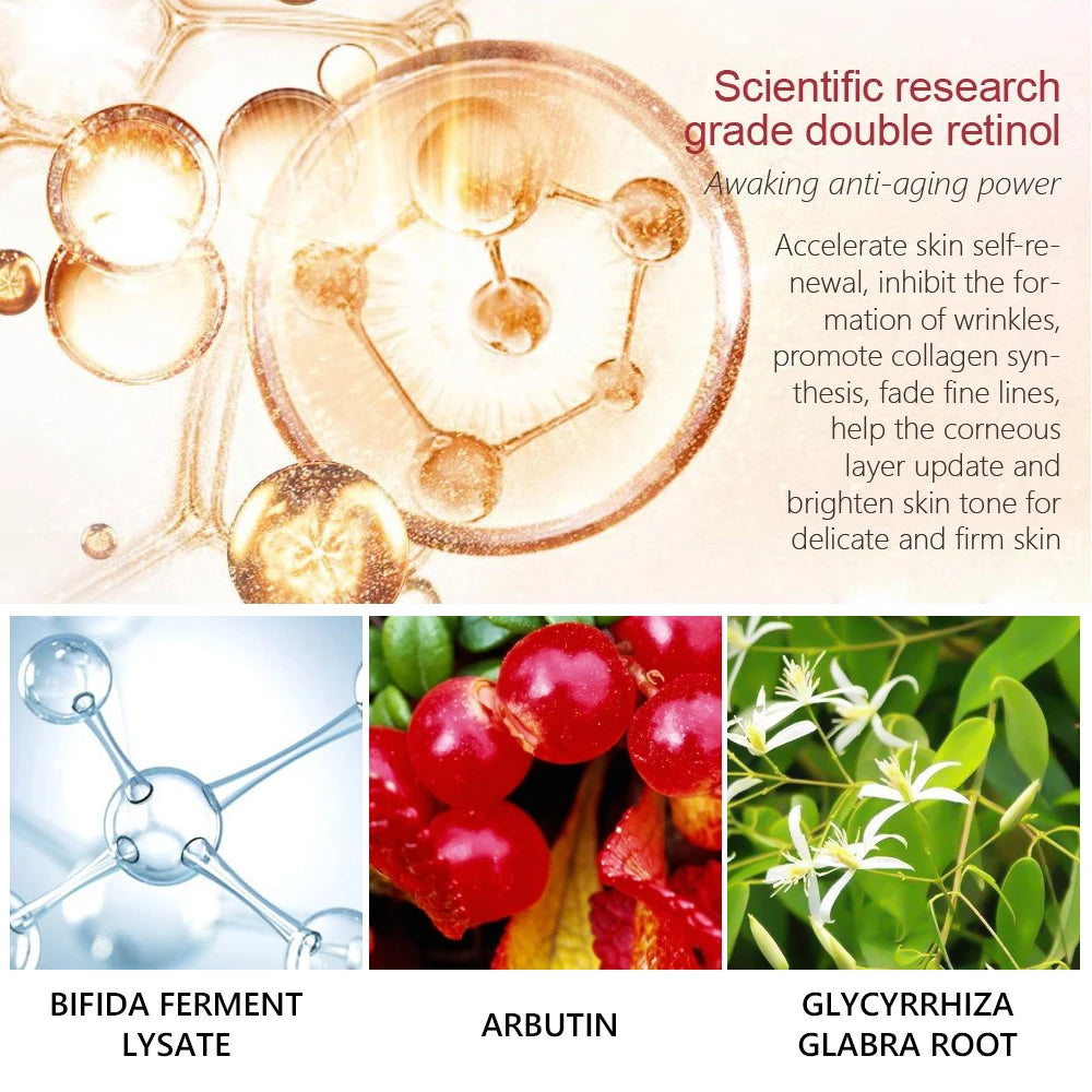 Retinol Eye Serum - Anti-Wrinkle Dark Circle Remover  Brightening Moisturizer - ZOOMNSTORE