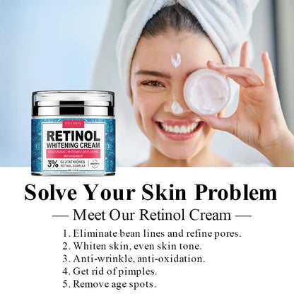 Neck Retinol Cream - Anti-Wrinkle Collagen Moisturizer with Hyaluronic Acid - ZOOMNSTORE