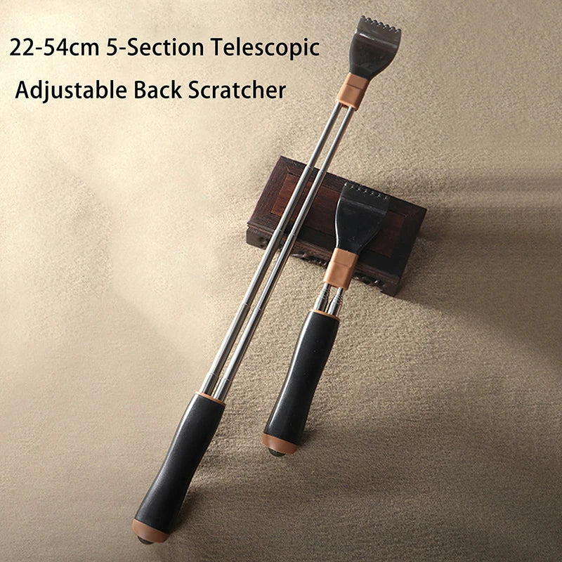 Retractable Back Scratcher - Adjustable Stainless Steel Telescopic Itch Relief Tool - ZOOMNSTORE