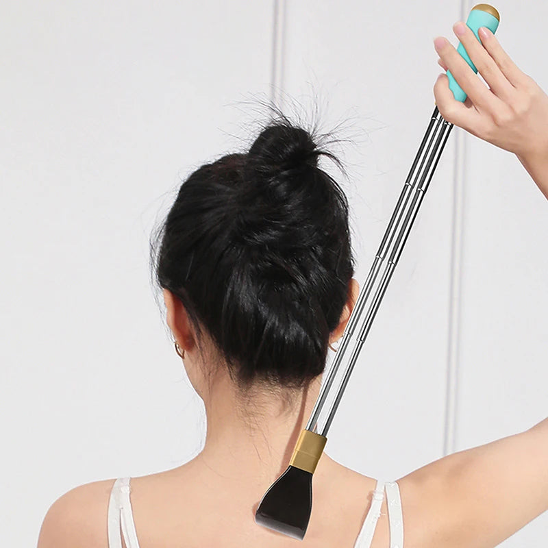 Retractable Back Scratcher - Adjustable Stainless Steel Telescopic Itch Relief Tool - ZOOMNSTORE