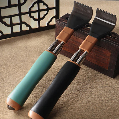 Retractable Back Scratcher - Adjustable Stainless Steel Telescopic Itch Relief Tool - ZOOMNSTORE