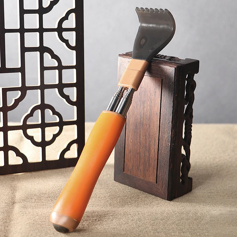 Retractable Back Scratcher - Adjustable Stainless Steel Telescopic Itch Relief Tool - ZOOMNSTORE