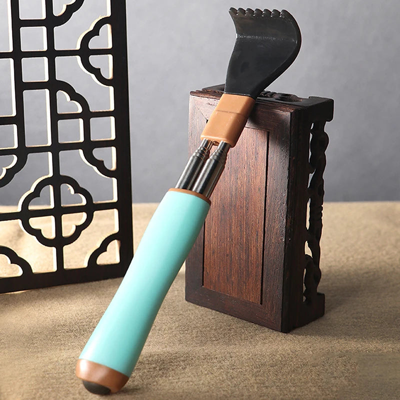 Retractable Back Scratcher - Adjustable Stainless Steel Telescopic Itch Relief Tool - ZOOMNSTORE