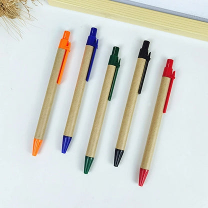 Retractable Ballpoint Pens - Blue Refillable Writing Pens 10 Pack - ZOOMNSTORE