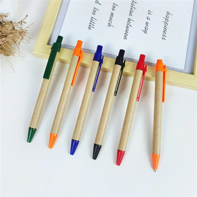 Retractable Ballpoint Pens - Blue Refillable Writing Pens 10 Pack - ZOOMNSTORE