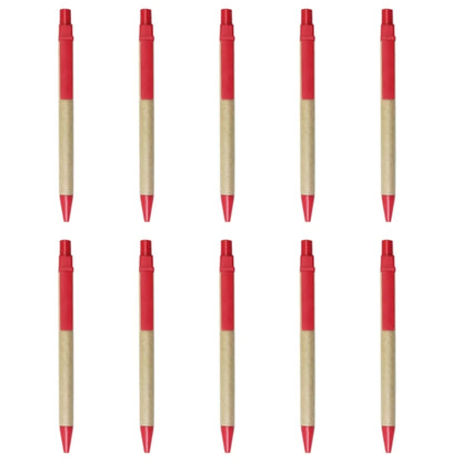 Retractable Ballpoint Pens - Blue Refillable Writing Pens 10 Pack - ZOOMNSTORE