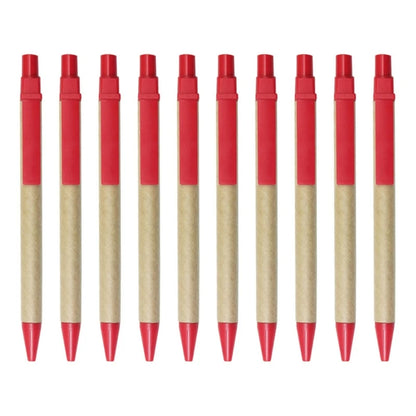 Retractable Ballpoint Pens - Blue Refillable Writing Pens 10 Pack - ZOOMNSTORE