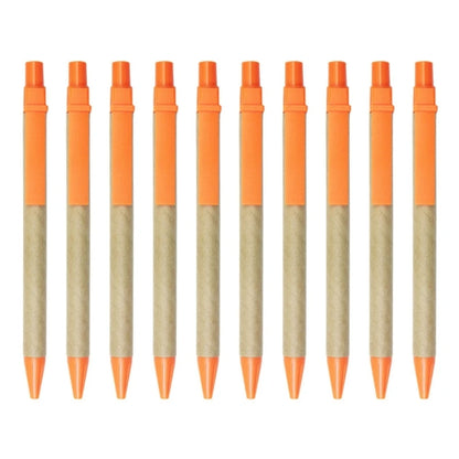 Retractable Ballpoint Pens - Blue Refillable Writing Pens 10 Pack - ZOOMNSTORE