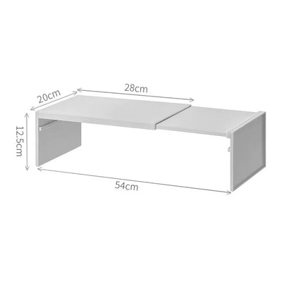 Retractable Kitchen Shelf - Expandable Storage Rack | Adjustable Spice Rack & Durable ABS Organizer - ZOOMNSTORE