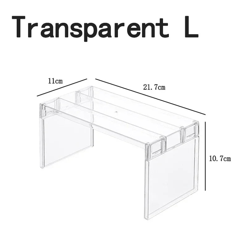 Retractable Kitchen Shelf - Expandable Storage Rack | Adjustable Spice Rack & Durable ABS Organizer - ZOOMNSTORE