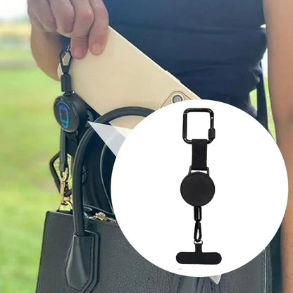 Retractable Phone Tether – Anti-Theft Phone Holder With Belt Clip | Adjustable Outdoor Safety Lanyard - ZOOMNSTORE