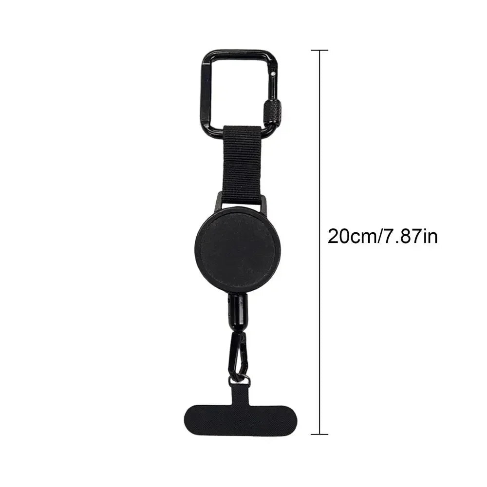 Retractable Phone Tether – Anti-Theft Phone Holder With Belt Clip | Adjustable Outdoor Safety Lanyard - ZOOMNSTORE