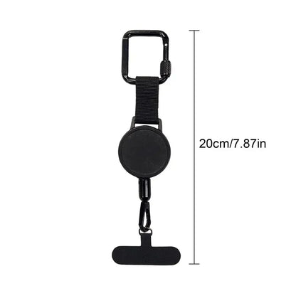 Retractable Phone Tether – Anti-Theft Phone Holder With Belt Clip | Adjustable Outdoor Safety Lanyard - ZOOMNSTORE