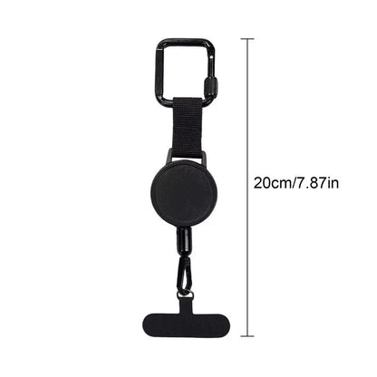 Retractable Phone Tether – Anti-Theft Phone Holder With Belt Clip | Adjustable Outdoor Safety Lanyard - ZOOMNSTORE