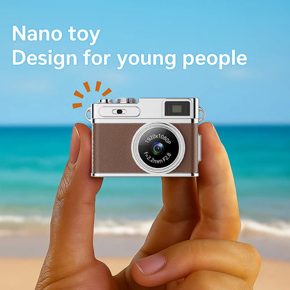 Retro Digital Camera - 1080P HD Mini Video Recorder with LED Fill Light & IPS Screen - ZOOMNSTORE