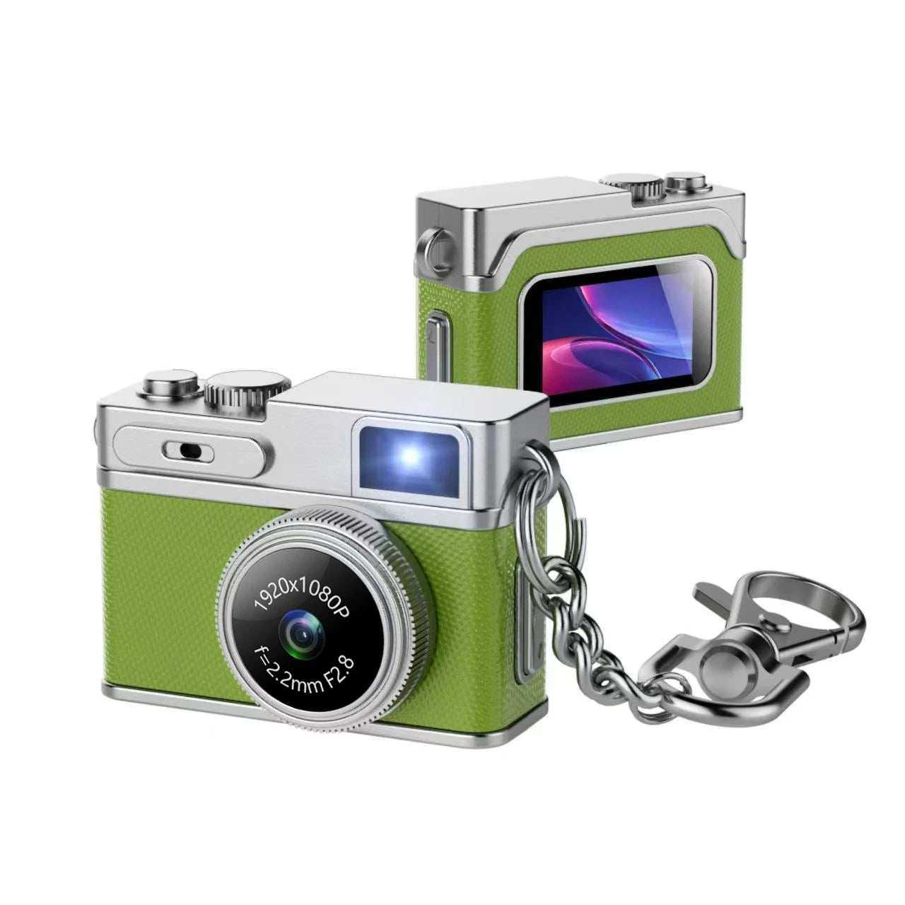 Retro Digital Camera - 1080P HD Mini Video Recorder with LED Fill Light & IPS Screen - ZOOMNSTORE