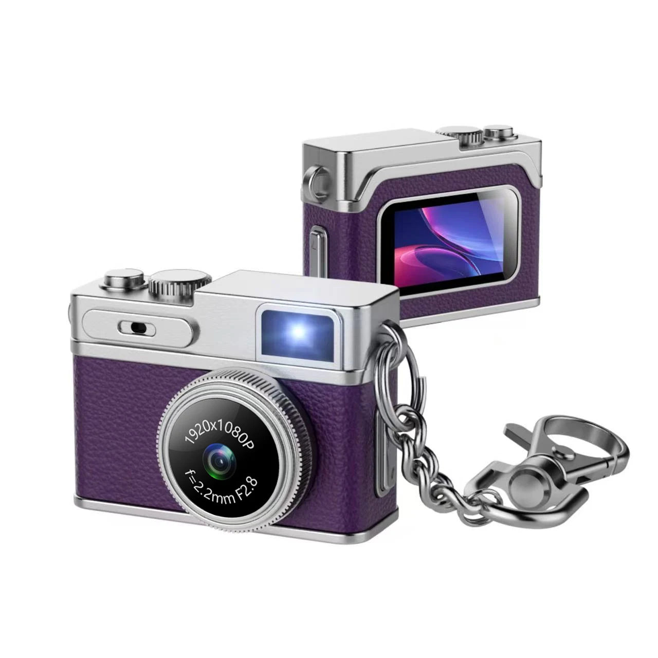 Retro Digital Camera - 1080P HD Mini Video Recorder with LED Fill Light & IPS Screen - ZOOMNSTORE