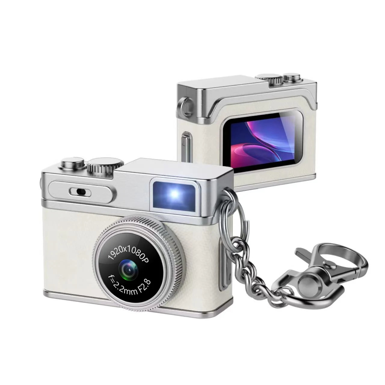 Retro Digital Camera - 1080P HD Mini Video Recorder with LED Fill Light & IPS Screen - ZOOMNSTORE