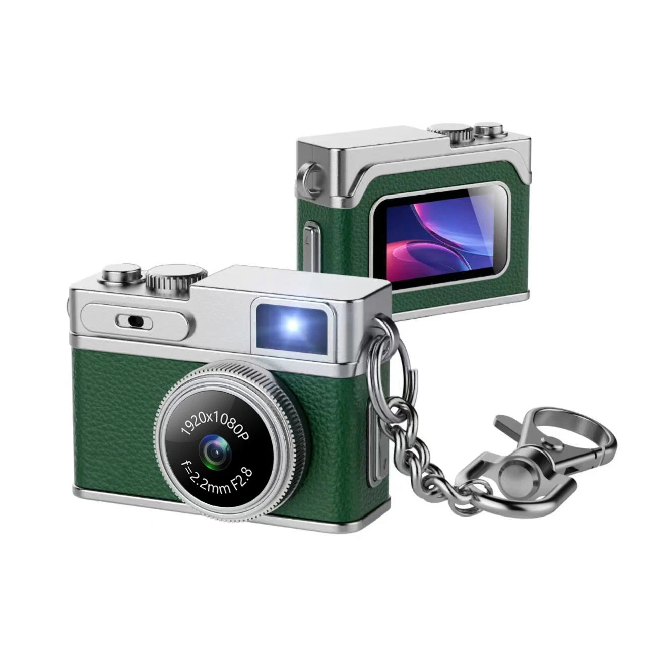 Retro Digital Camera - 1080P HD Mini Video Recorder with LED Fill Light & IPS Screen - ZOOMNSTORE