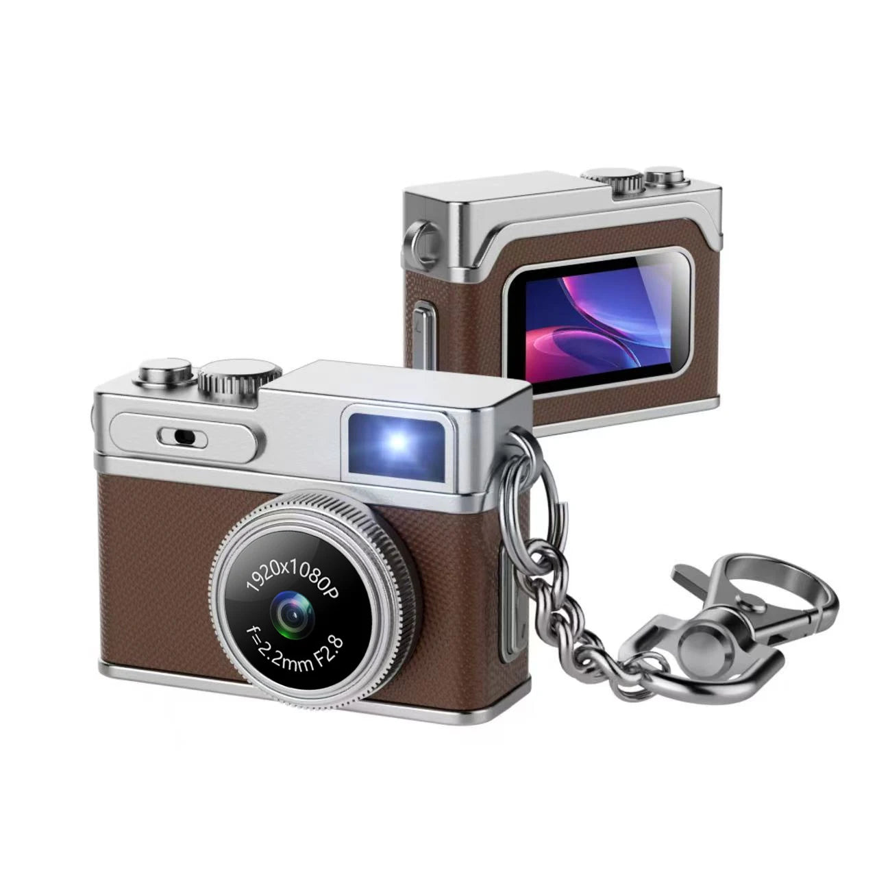 Retro Digital Camera - 1080P HD Mini Video Recorder with LED Fill Light & IPS Screen - ZOOMNSTORE