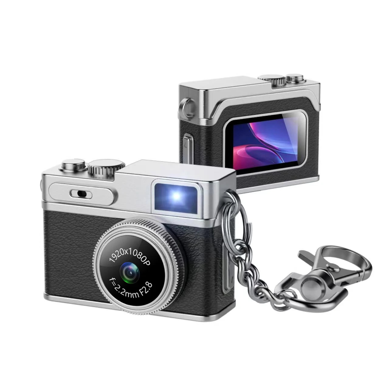 Retro Digital Camera - 1080P HD Mini Video Recorder with LED Fill Light & IPS Screen - ZOOMNSTORE