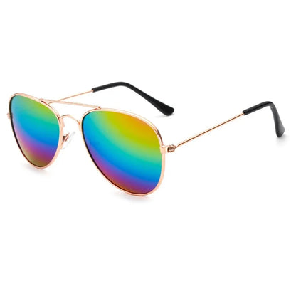 Retro Kids Sunglasses - UV400 Designer Luxury Shades for Boys  Girls - ZOOMNSTORE