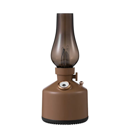 Retro Lamp Humidifier - Wireless Aroma Diffuser with Cool Mist, 7 Color Lights & Rechargeable Battery - ZOOMNSTORE