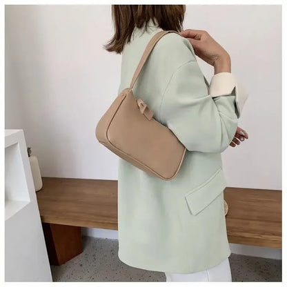 Retro PU Leather Womens Handbag - Vintage Shoulder Tote - ZOOMNSTORE