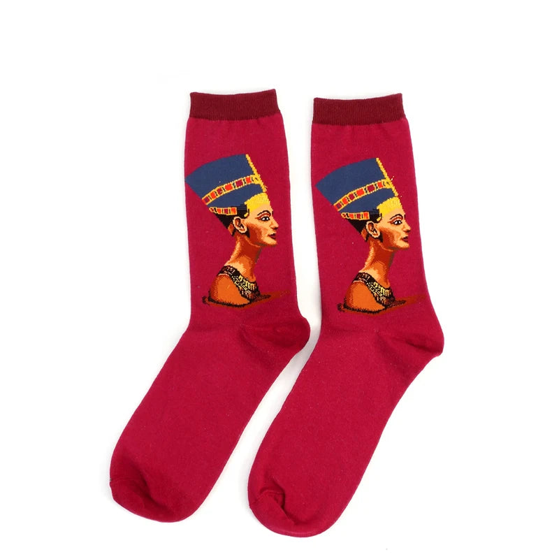 Van Gogh Art Socks - Retro Couple Socks for AutumnWinter - ZOOMNSTORE