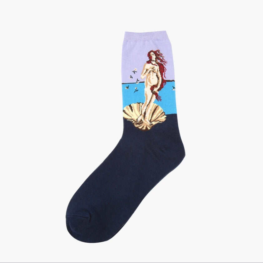 Van Gogh Art Socks - Retro Couple Socks for AutumnWinter - ZOOMNSTORE
