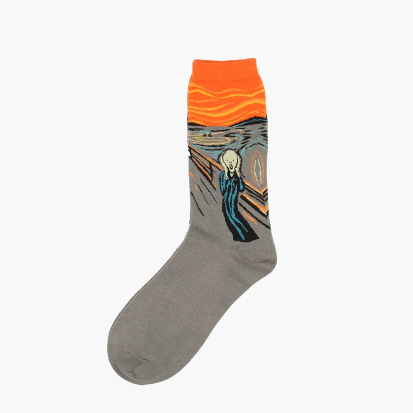 Van Gogh Art Socks - Retro Couple Socks for AutumnWinter - ZOOMNSTORE