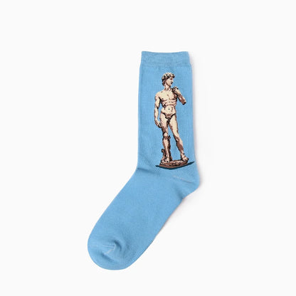Van Gogh Art Socks - Retro Couple Socks for AutumnWinter - ZOOMNSTORE