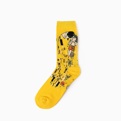 Van Gogh Art Socks - Retro Couple Socks for AutumnWinter - ZOOMNSTORE