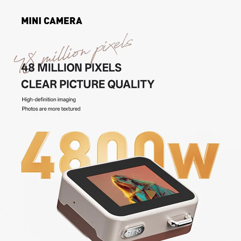 Retro Mini Digital Camera – Compact High Definition CCD Sensor Camera for Student Photography - ZOOMNSTORE