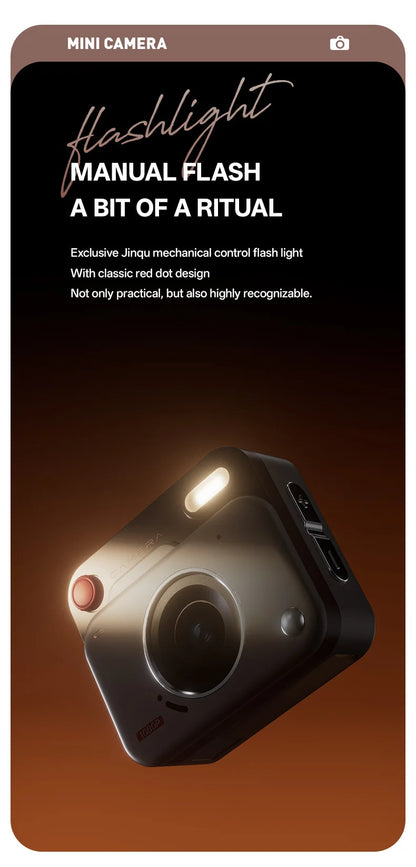 Retro Mini Digital Camera – Compact High Definition CCD Sensor Camera for Student Photography - ZOOMNSTORE